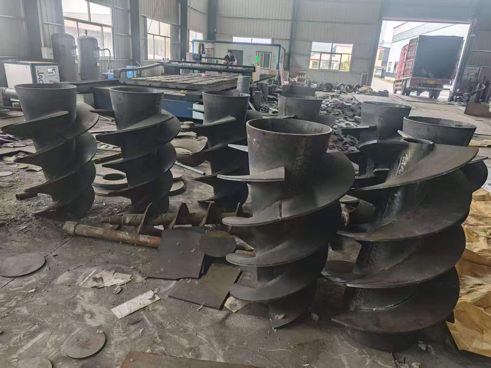 长春市无轴螺旋输送机蛟龙叶片 - 方案