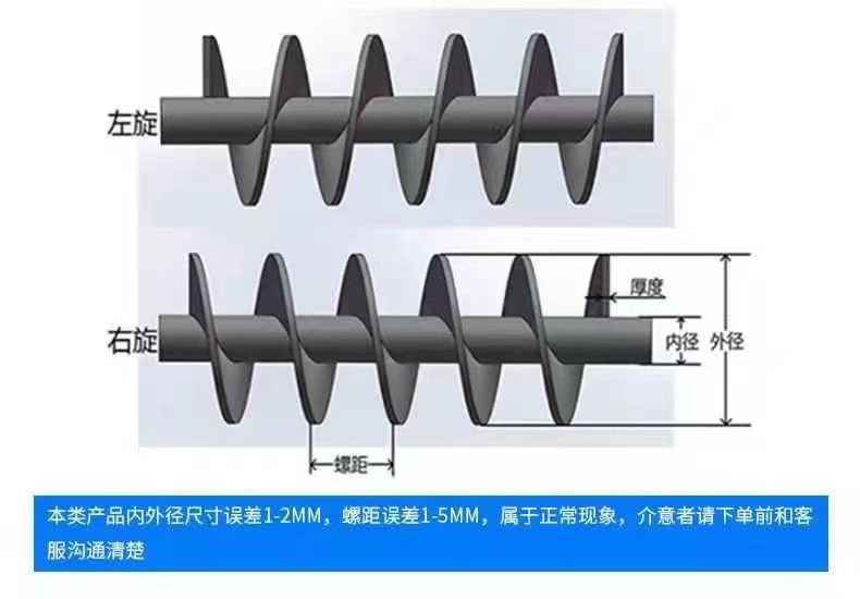 长春市不锈钢螺旋叶片无轴螺旋叶片 - 哪里好